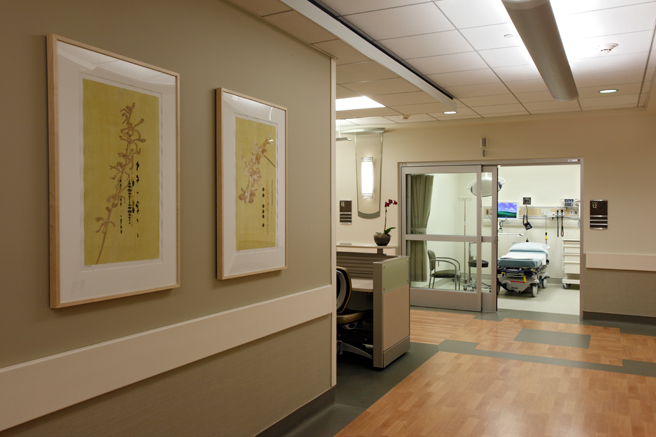 Entrance Corridor to Urgent Care Patient Rooms